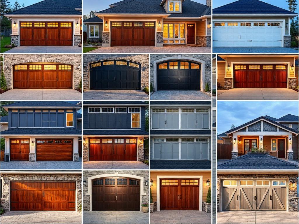 Premium garage door collection